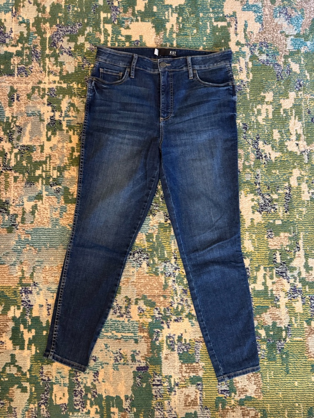 Kut from the Kloth Donna Fab Ab Ankle Skinny Dark Denim